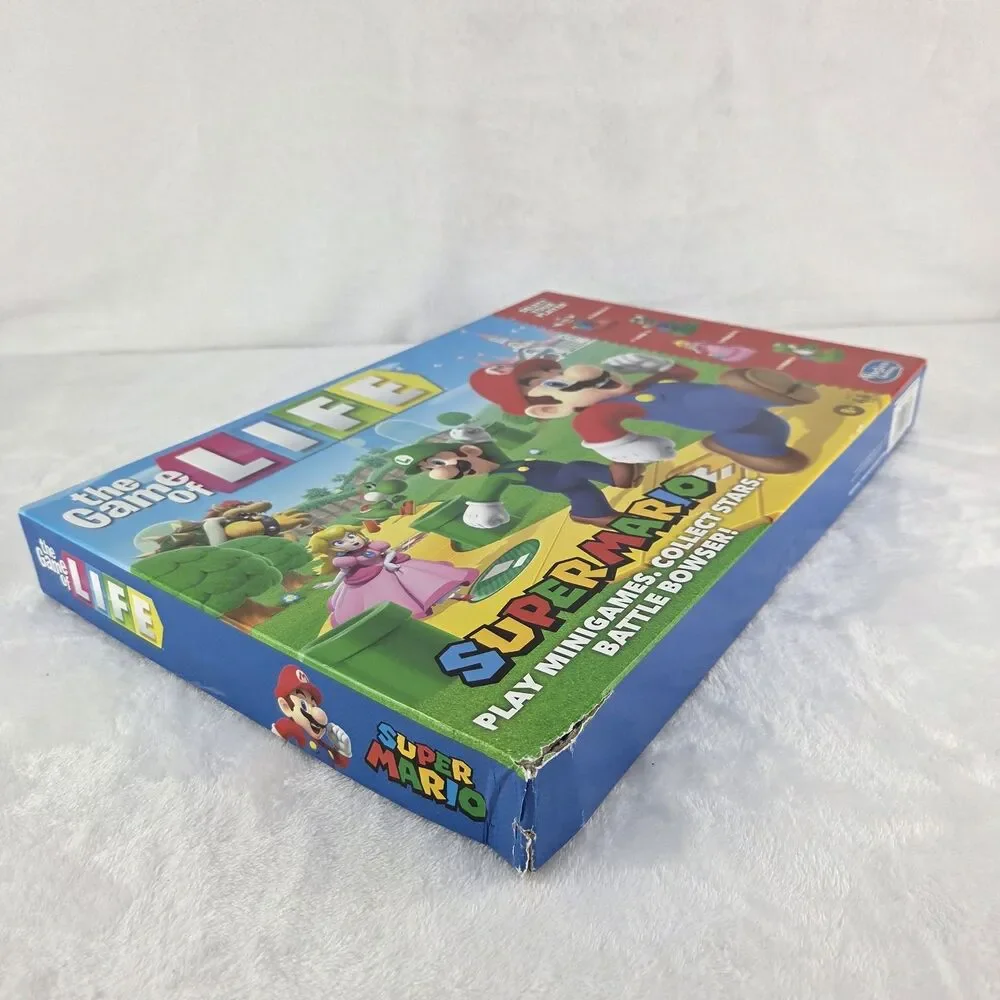 2021 Hasbro Game of Life Super Mario Edition Complete Open Box Fast Shipping